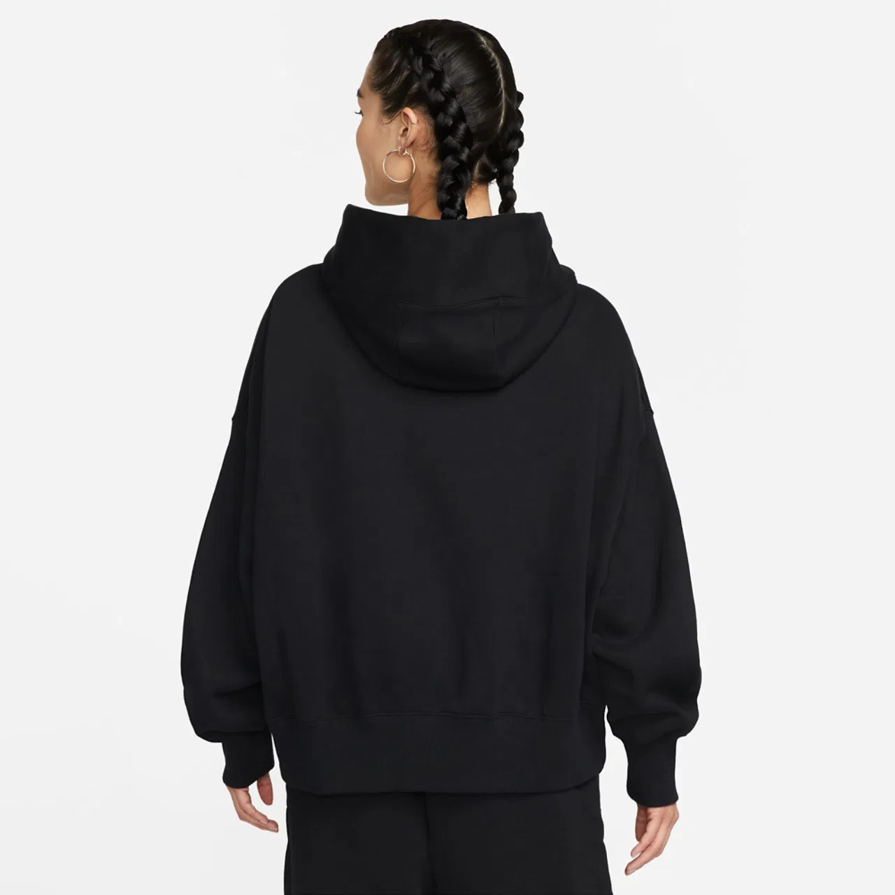 Женская толстовка PHNX Fleece OS Nike, цвет Black/Sail — фото 2