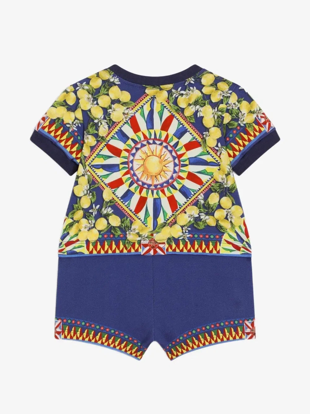 Подарочный набор с принтом Carretto Dolce & Gabbana Kids, синий — фото 2