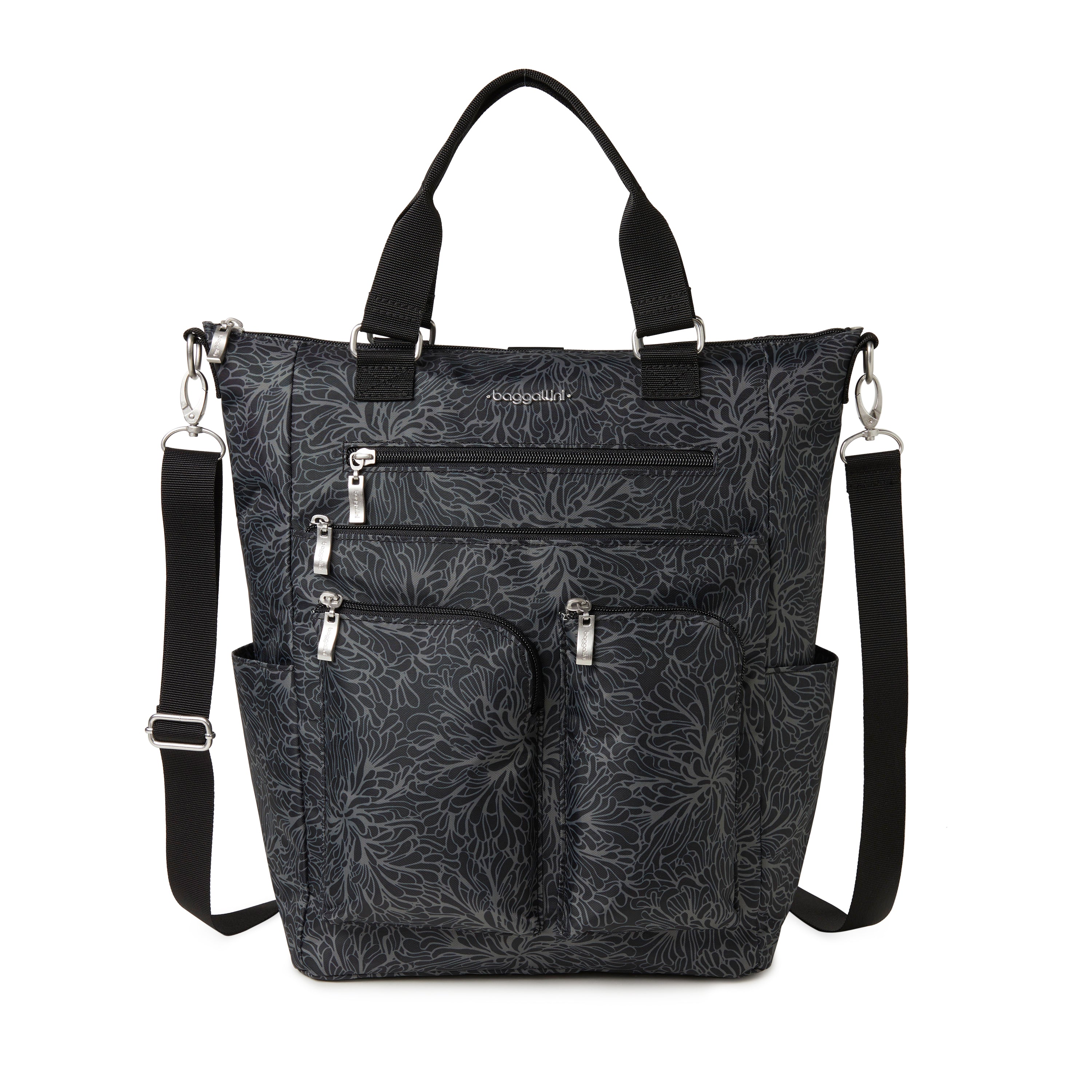 

Baggallini All Set 3 в 1 рюкзак-тоут, цвет midnight blossom