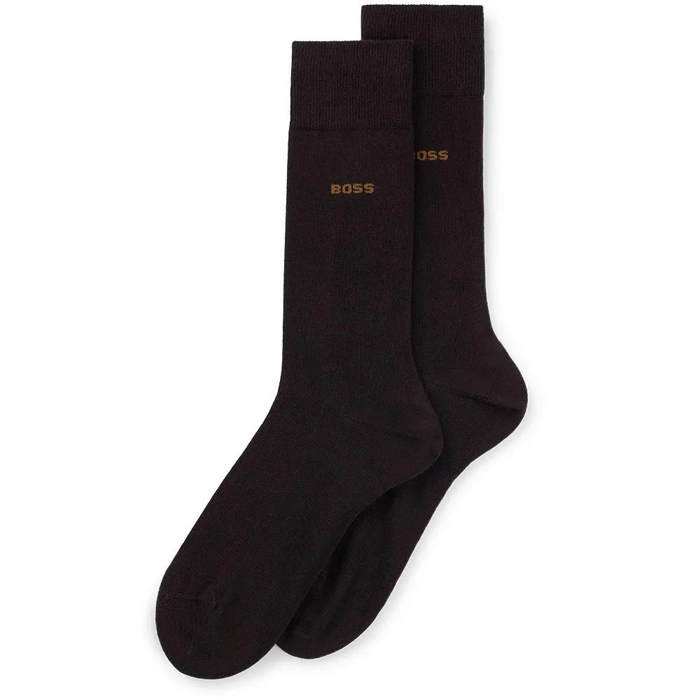 Носки BOSS Rs Uni CC 2 pairs, коричневый — фото 2