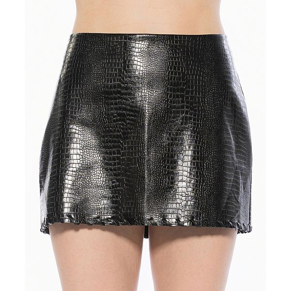 

Мини-юбка с декоративной строчкой whipstitch Alexia Admor