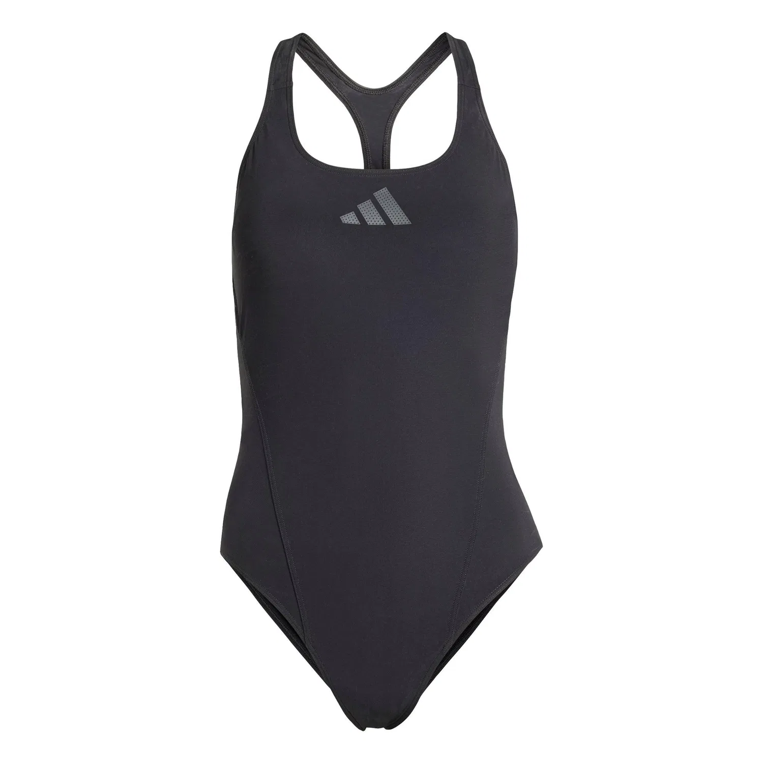 Женский слитный купальник с средним вырезом ног Lanelux Adidas, Schwarz — фото 2