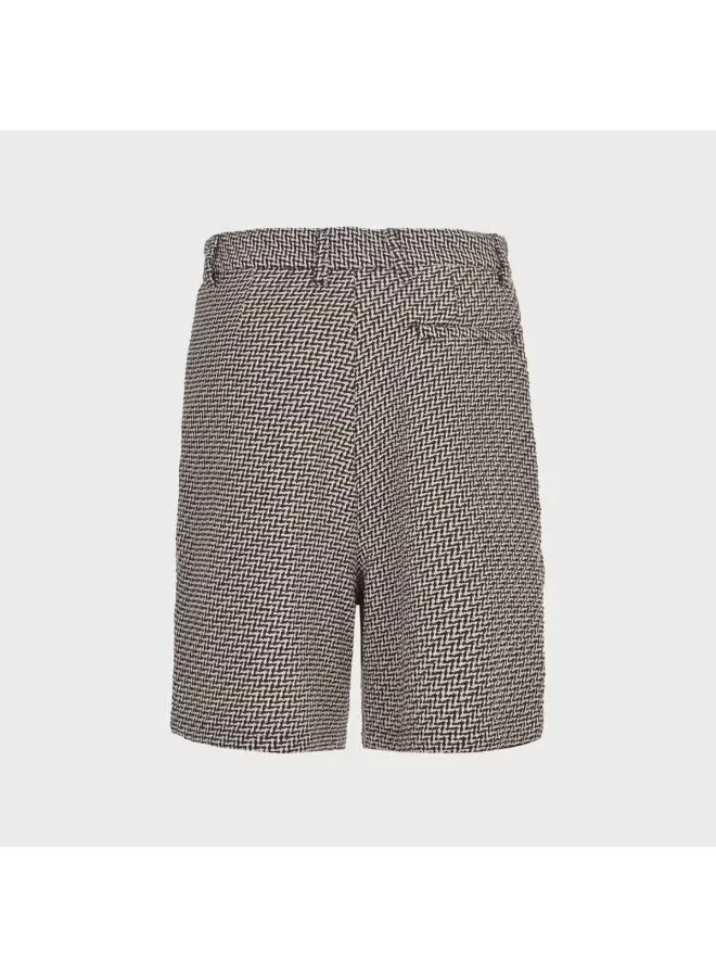 Шорты деловые прямые с вышивкой Zara, белый — фото 3