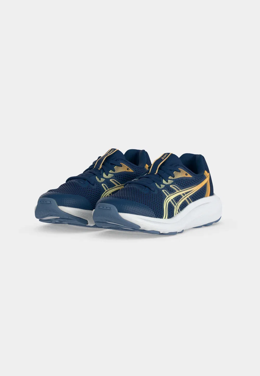 Condens 10 - унисекс кроссовки для бега по улицам Asics, Independence Blue/Orange Glow — фото 3