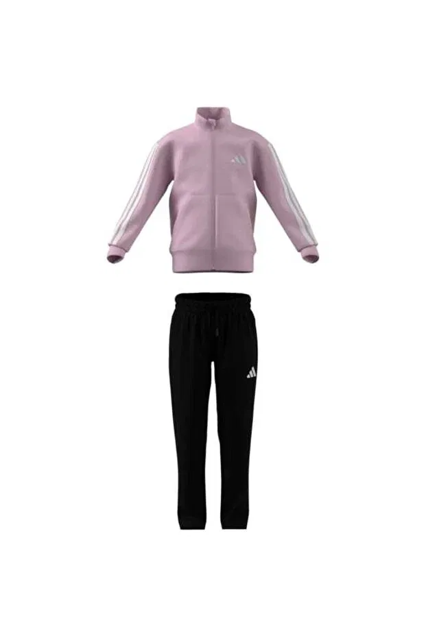 Детский спортивный костюм для девочек с принтом Adidas, Roz — фото 2