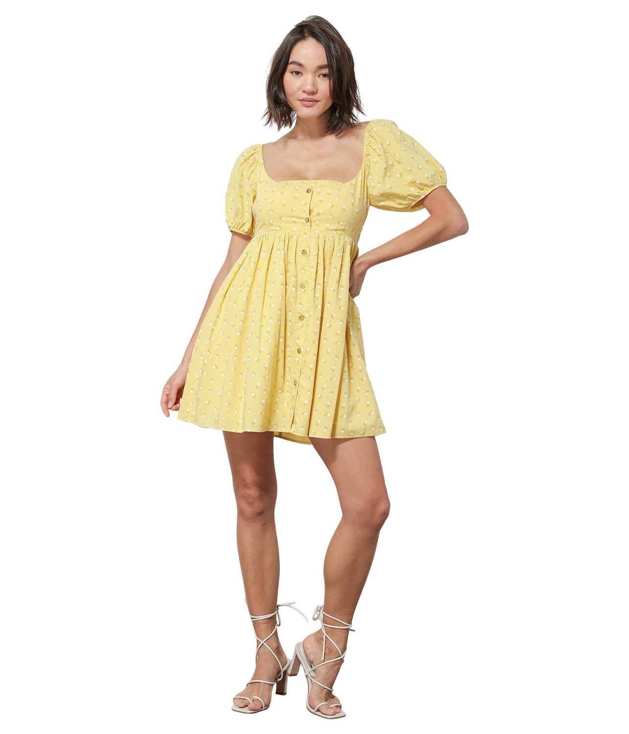 

Платье line and dot, Hailee Floral Print Mini Dress