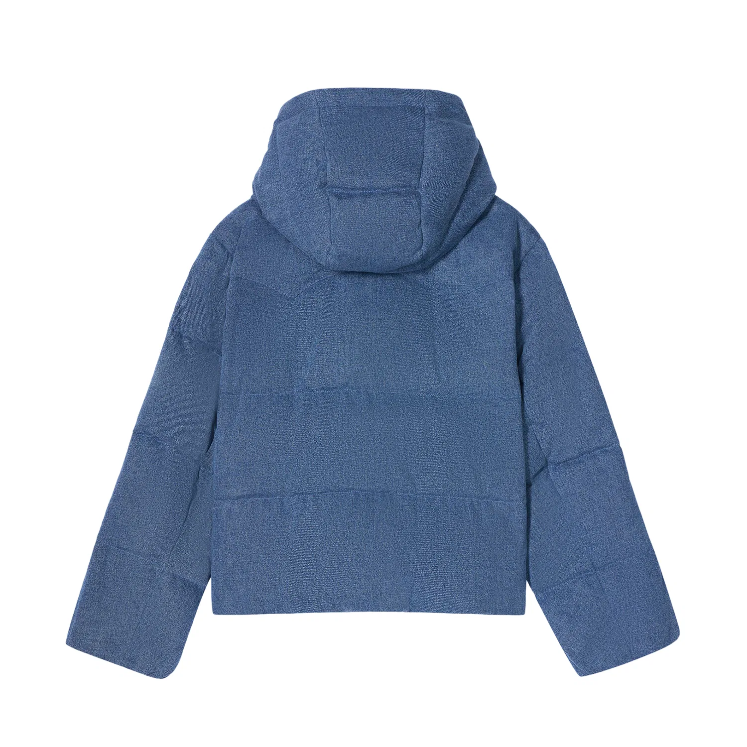 Женский пуховик с капюшоном утепленный прямого кроя Levi's, Blue — фото 3