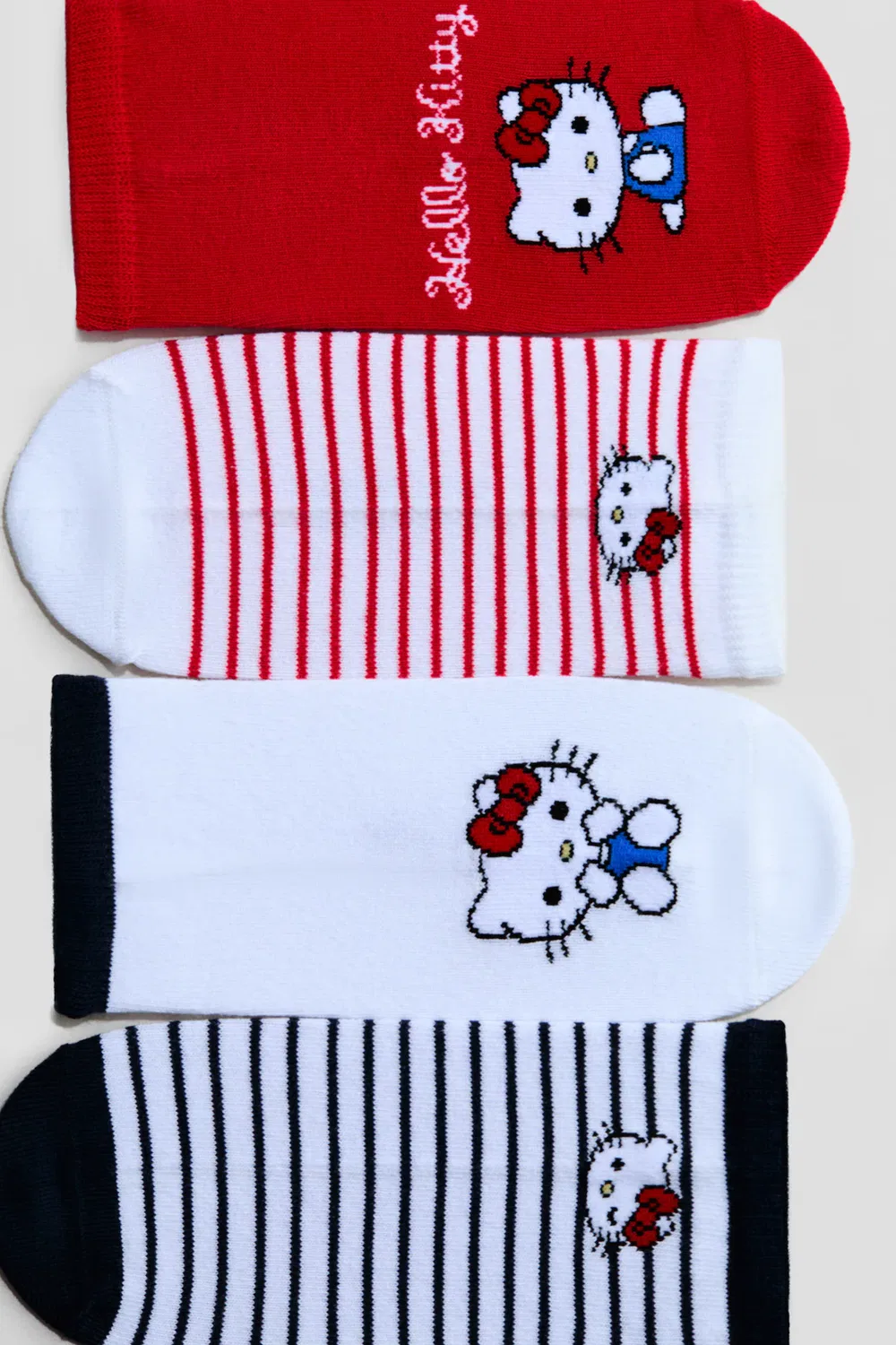5 коротких носков в упаковке H&M, Rot/Hello Kitty — фото 2
