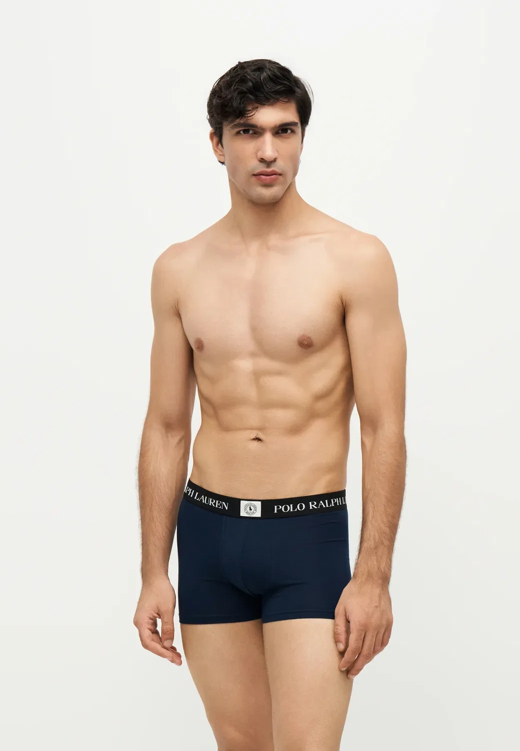 3 шт. - трусы Polo Ralph Lauren, Dark Blue/Olive/Black — фото 4