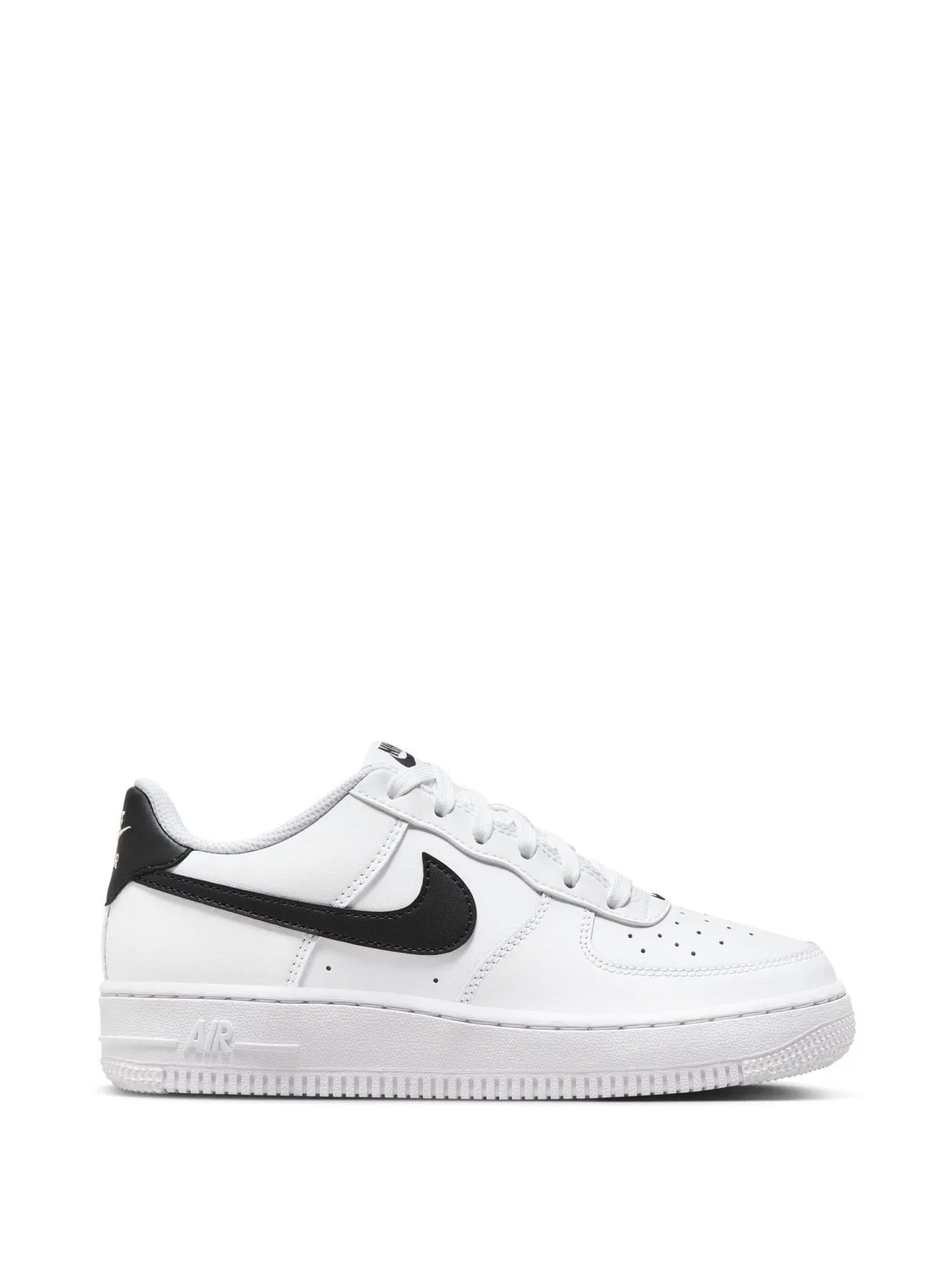 Кроссовки Nike Air Force 1 для мальчиков, белый/черный — фото 2