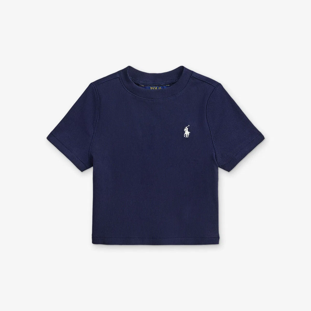 Детская хлопковая футболка-поло с изображением пони Polo Ralph Lauren