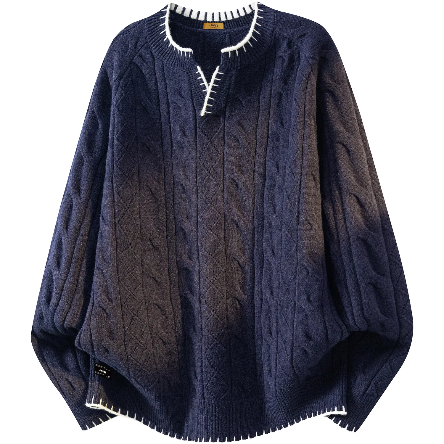 Детский свитер с высоким воротом Jeep Leisure Collection, Navy Blue