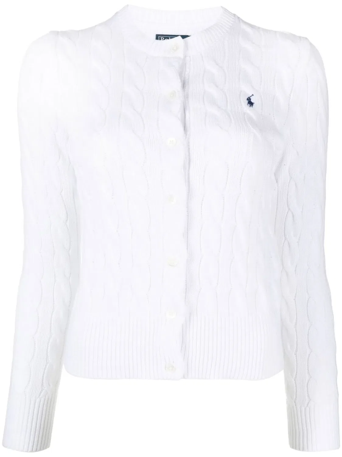 Polo Ralph Lauren Кардиган из хлопка белый