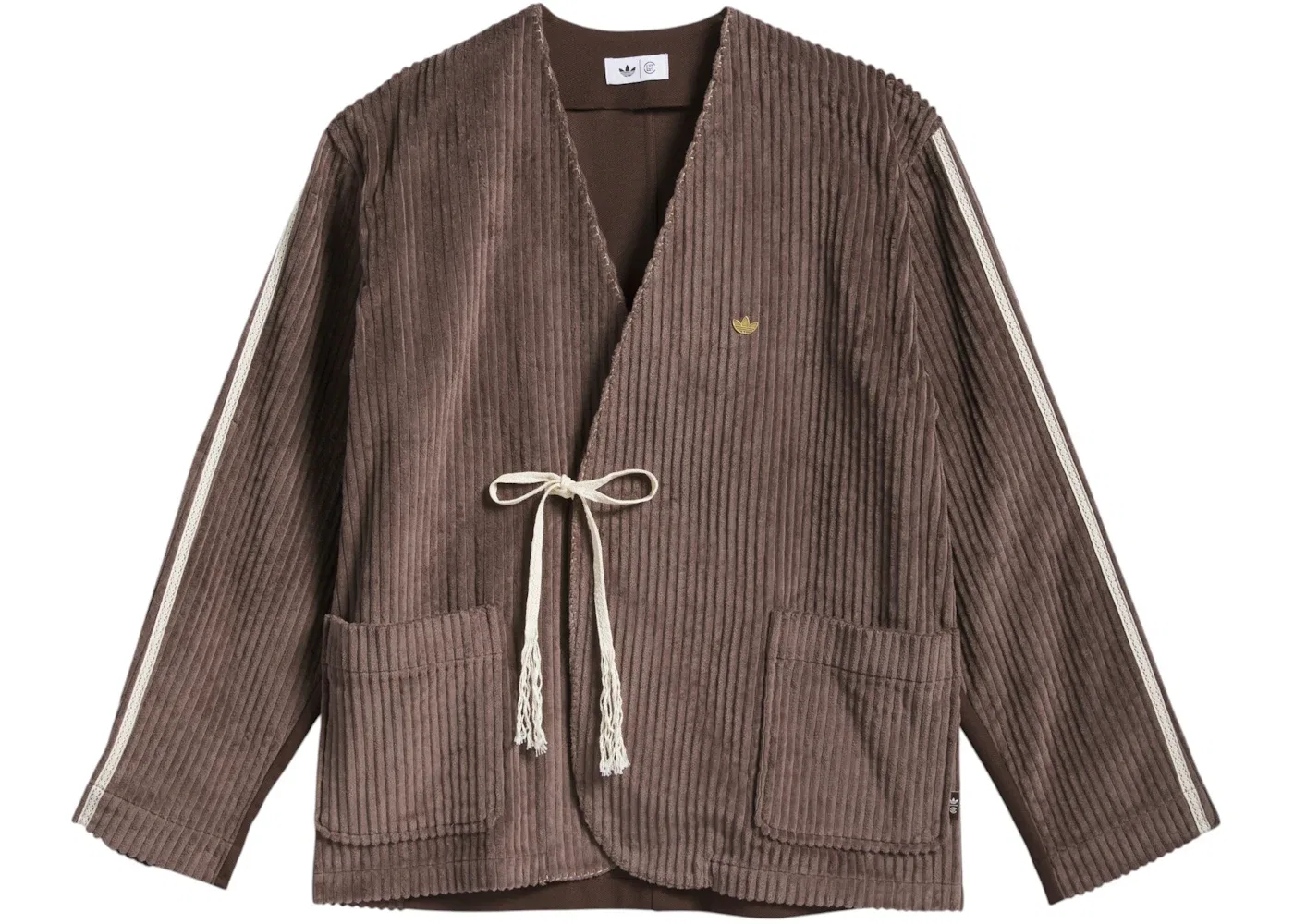 Мужская спортивная куртка с длинным рукавом Adidas x CLOT Edison Chen Sports Jacket Dark Brown, Dark Brown