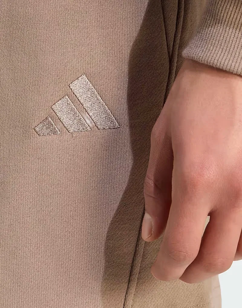Шорты Small Logo Kit Adidas Performance, Khaki Six — фото 2