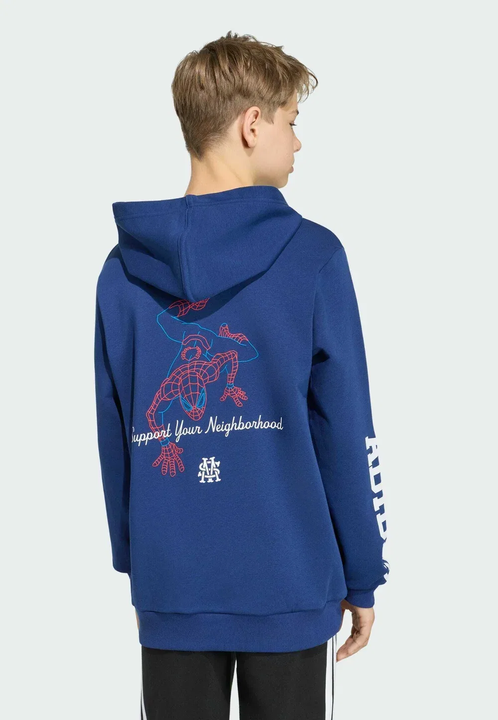 Толстовка с капюшоном Adidas Sportswear, Dark Blue White — фото 2