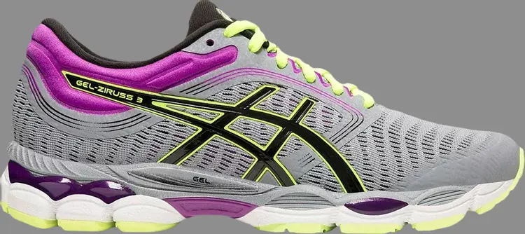 Кроссовки wmns gel ziruss 3 'sheet rock orchid' Asics, серый — фото 2