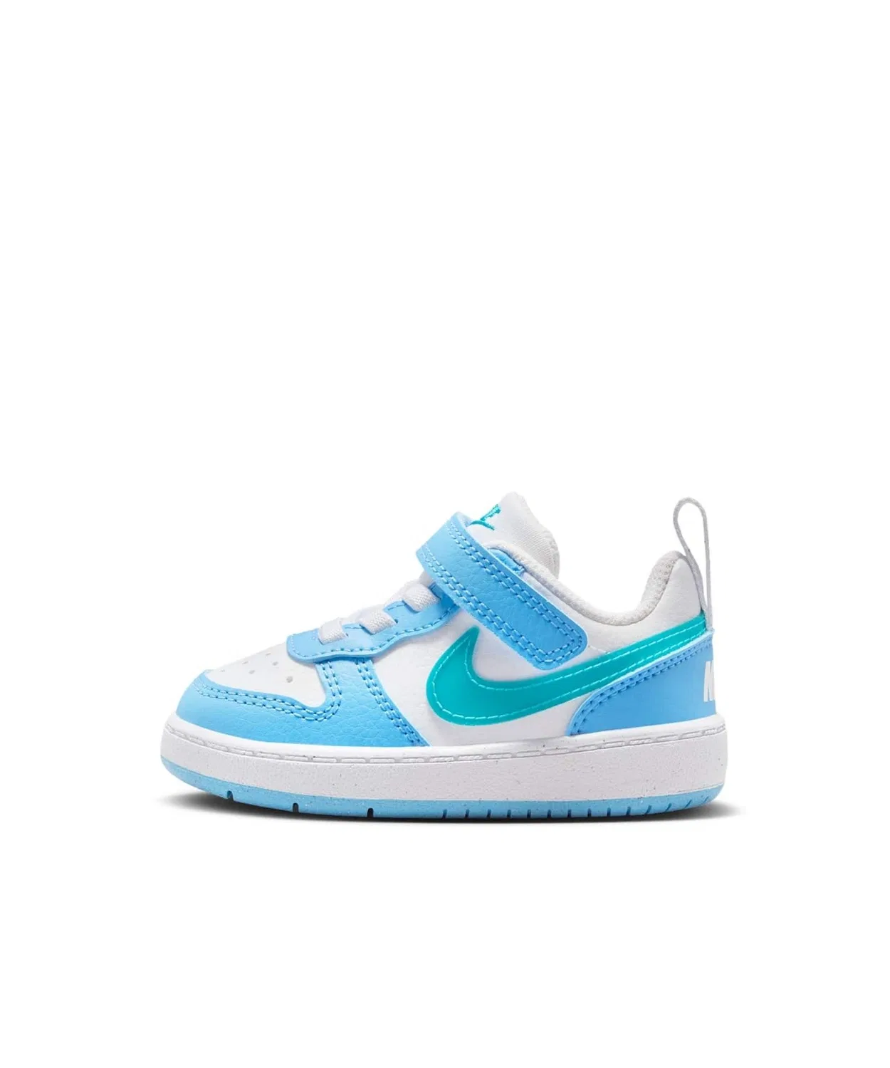 Детские кроссовки для малышей с липучкой Nike Court Borough Low IV5821-100, Белый