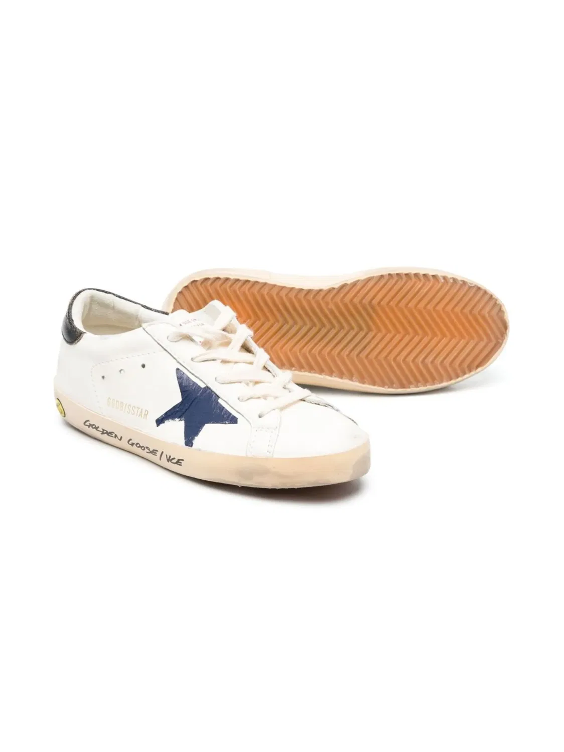 Golden Goose Кроссовки Superstar белые — фото 3