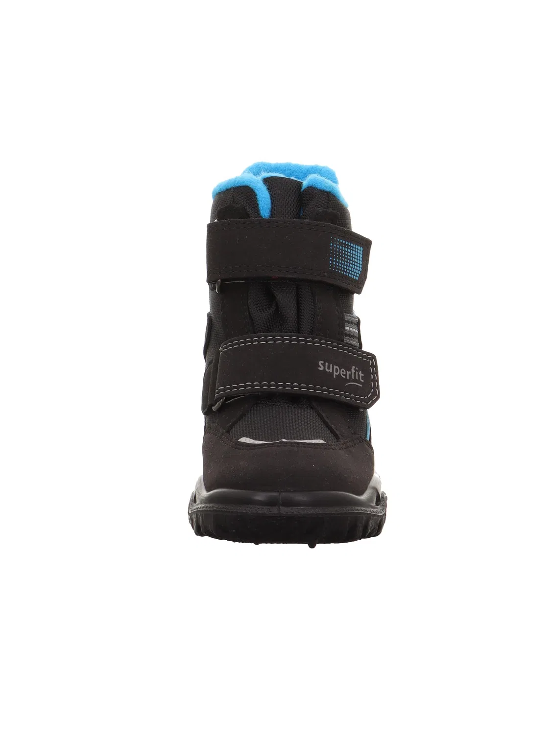 Детские снежные ботинки для мальчиков утепленные Husky Warm Gefütterte Gore-Tex Superfit, Black Turquoise — фото 2