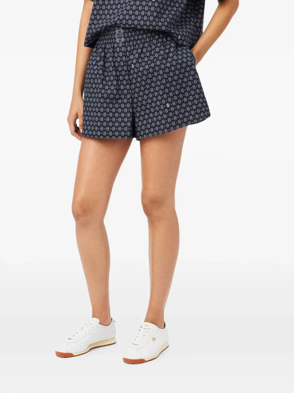 Шорты короткие Oversize Lacoste, синий