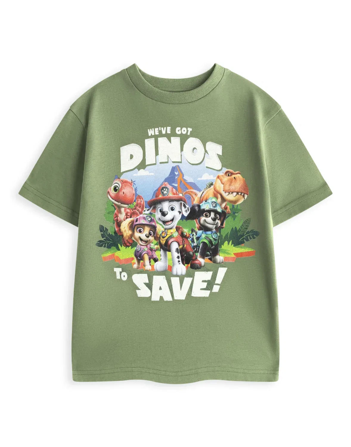 Детская футболка с коротким рукавом Paw Patrol, Green