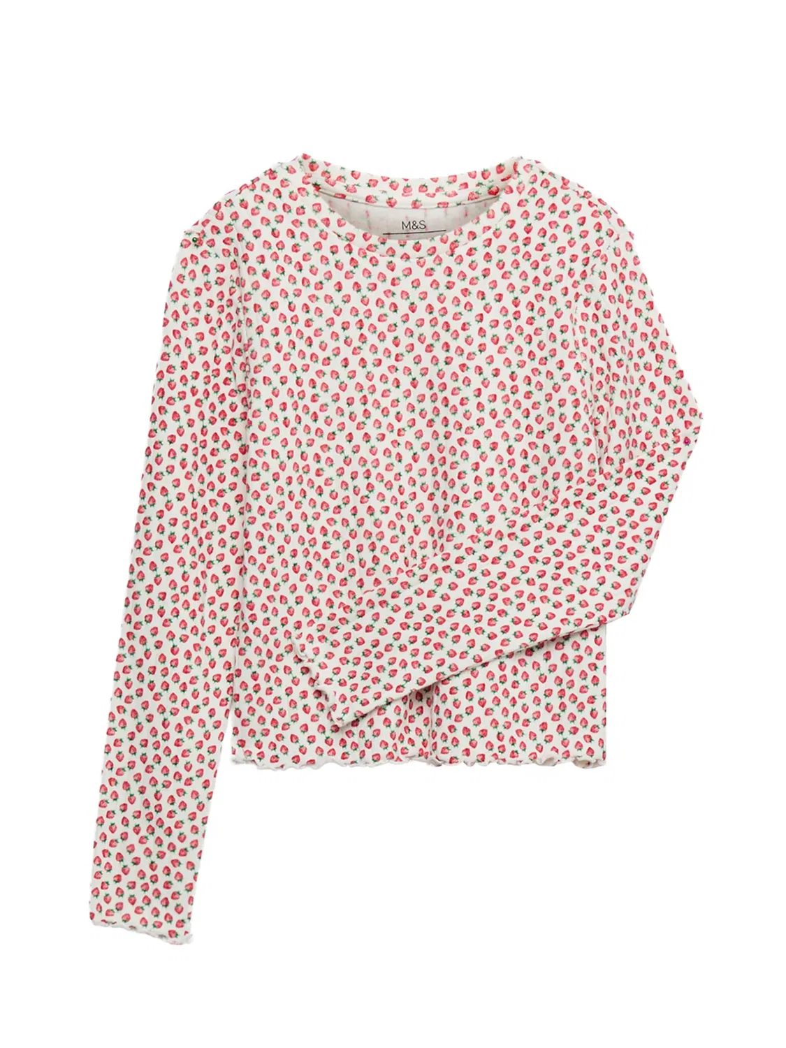 Пижама Marks & Spencer красного и белого цвета — фото 2