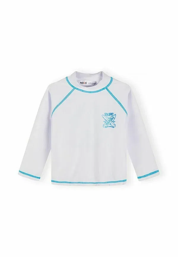 Комплект из 2 футболок с длинным рукавом Rash Vest Minoti, белый/синий — фото 2