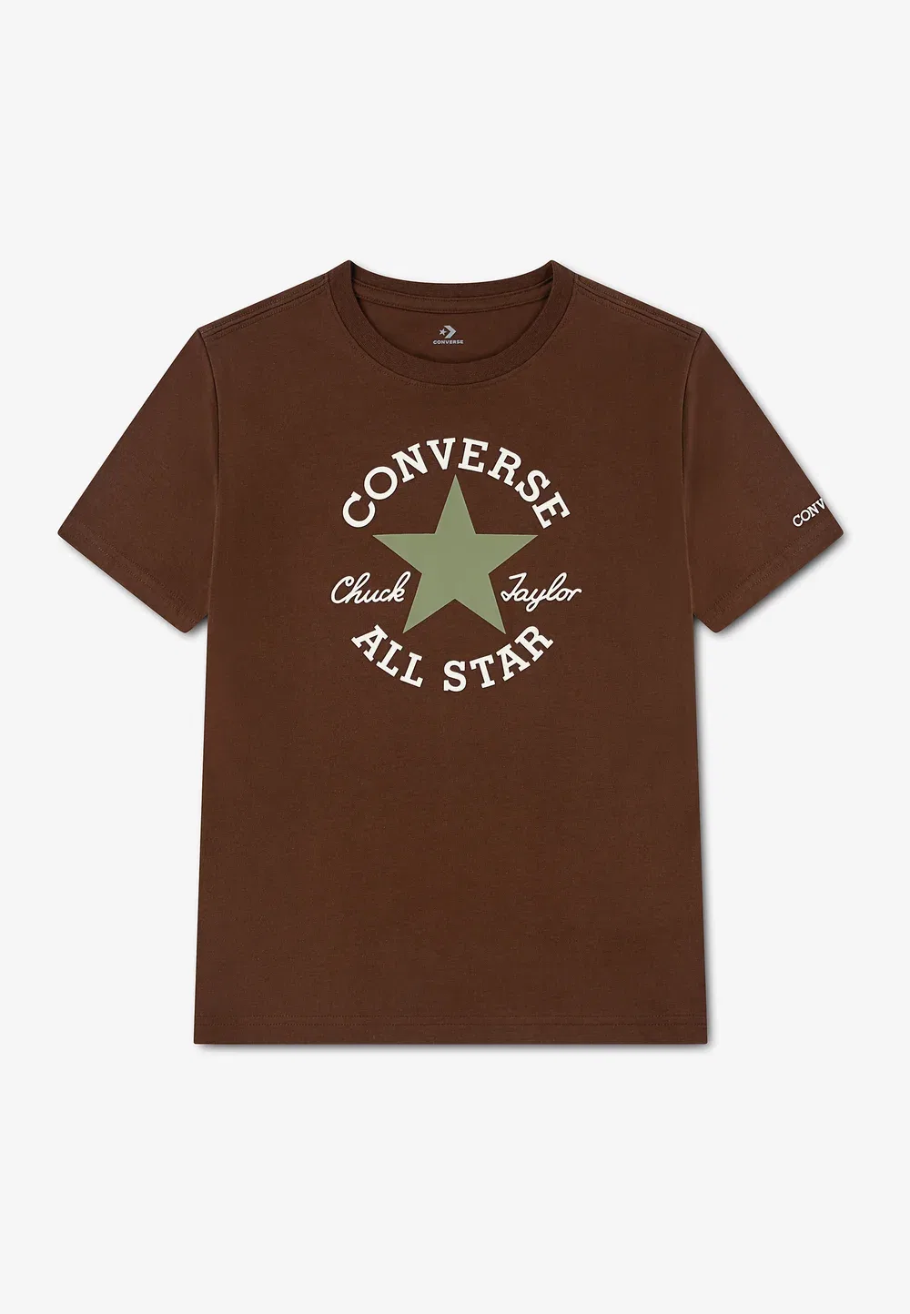 Футболка с принтом в виде фрагмента кефальского чучела Converse, Heavy Duty Brown