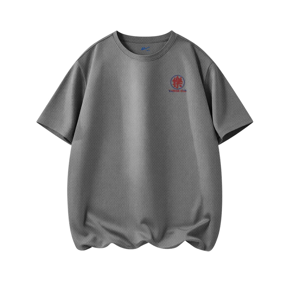 Футболка детская с круглым вырезом Ice Silk Mesh Breathable Gray WARRIOR