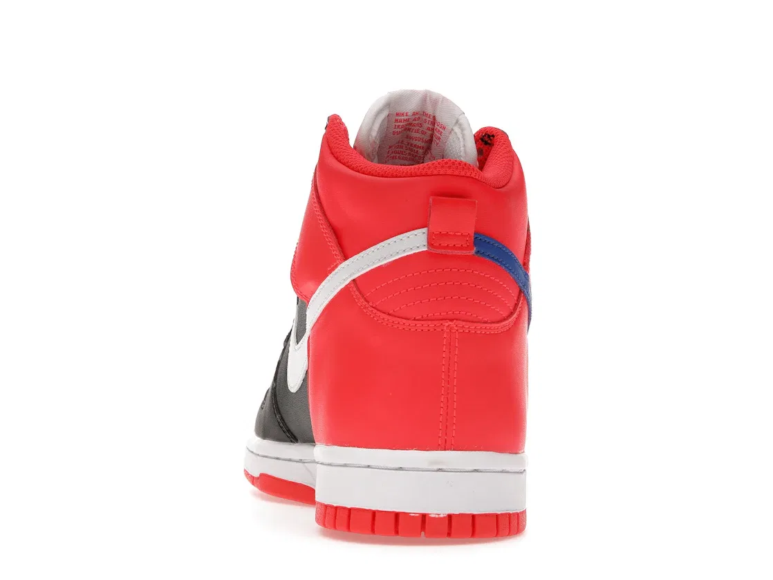 Детские кроссовки высокие с принтом Nike Dunk High Knicks Nike, Black/Game Royal-Bright Crimson-White — фото 4