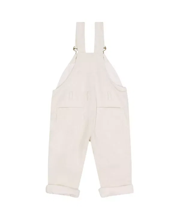 Детский комбинезон из вельвета Dotty Dungarees, бежевый — фото 2