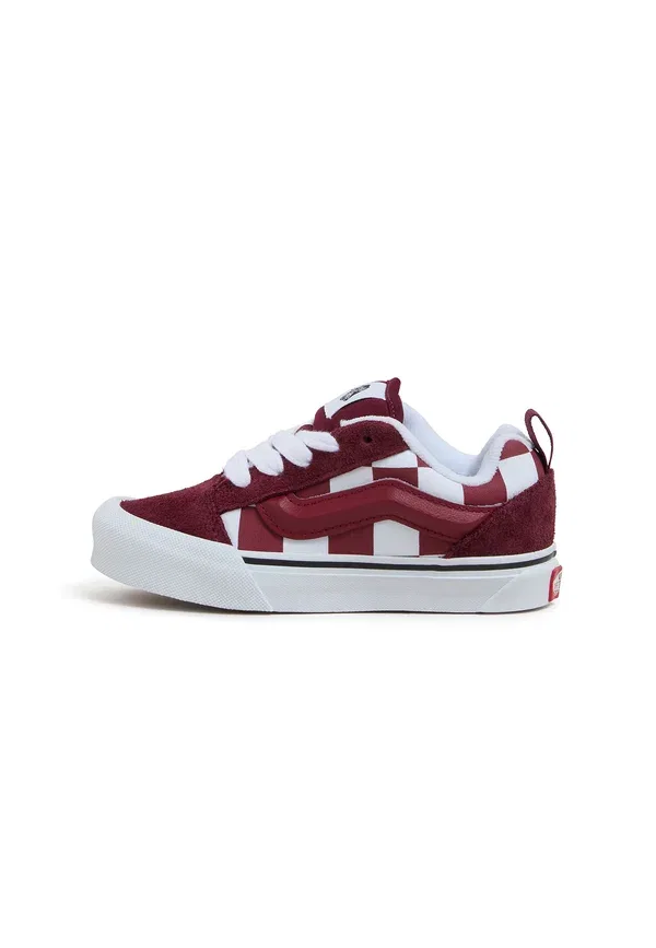Кроссовки из кожи, модель Knu skool, Vans, Dark Red, темно-красный
