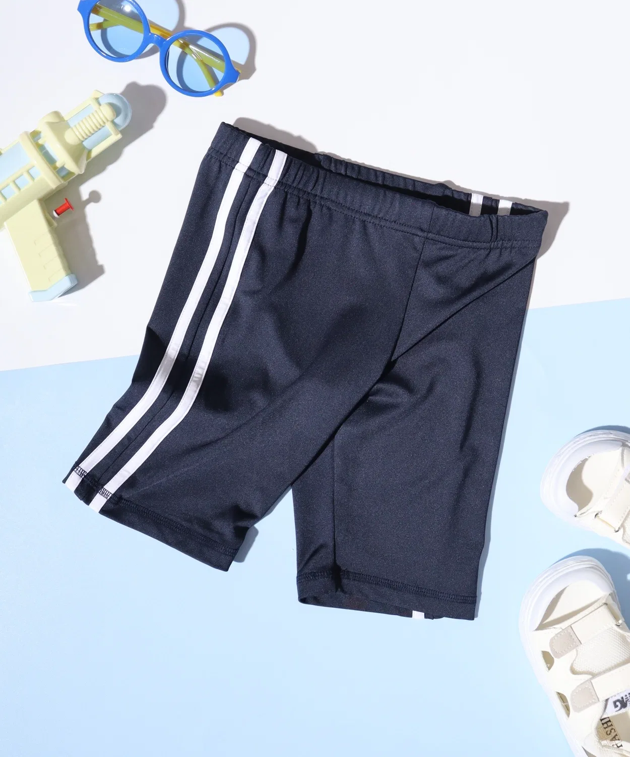 Детские плавки для мальчиков с двумя линиями, модель 2 Lines Swim Pants FUNALIVE, Navy