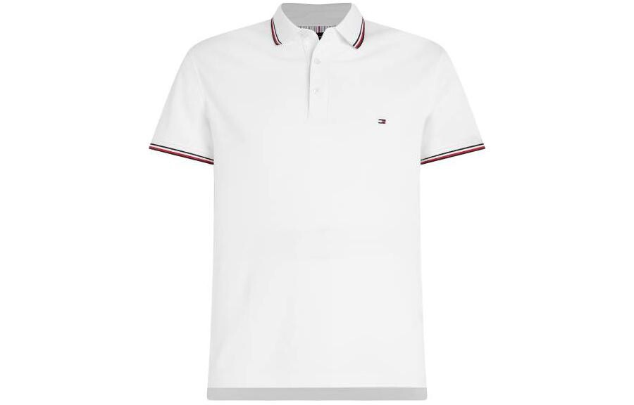 

Рубашка поло мужская белая Tommy Hilfiger, белый