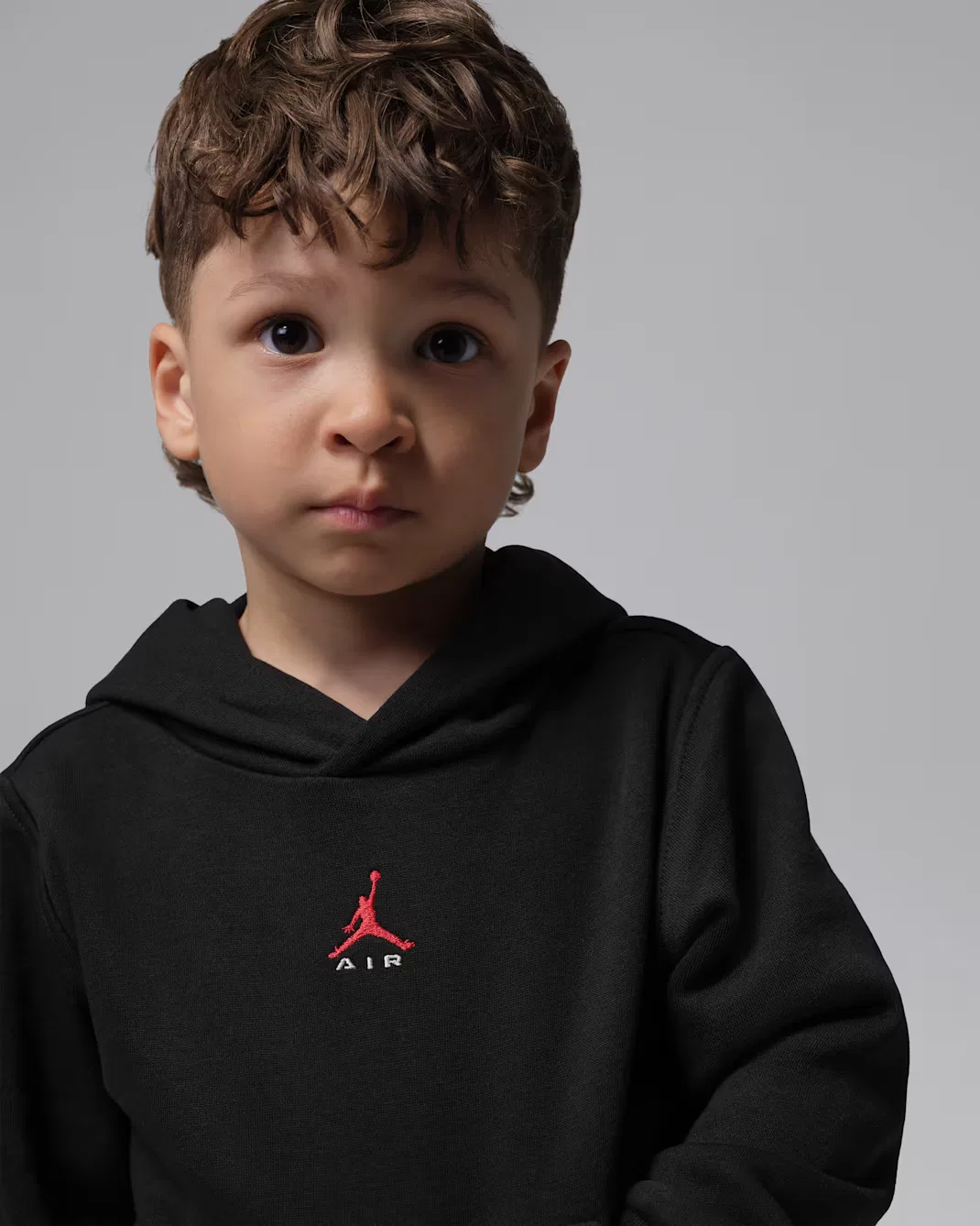 Детский комплект из двух предметов: пуловер и худи Jordan Brooklyn Fleece, Black — фото 4