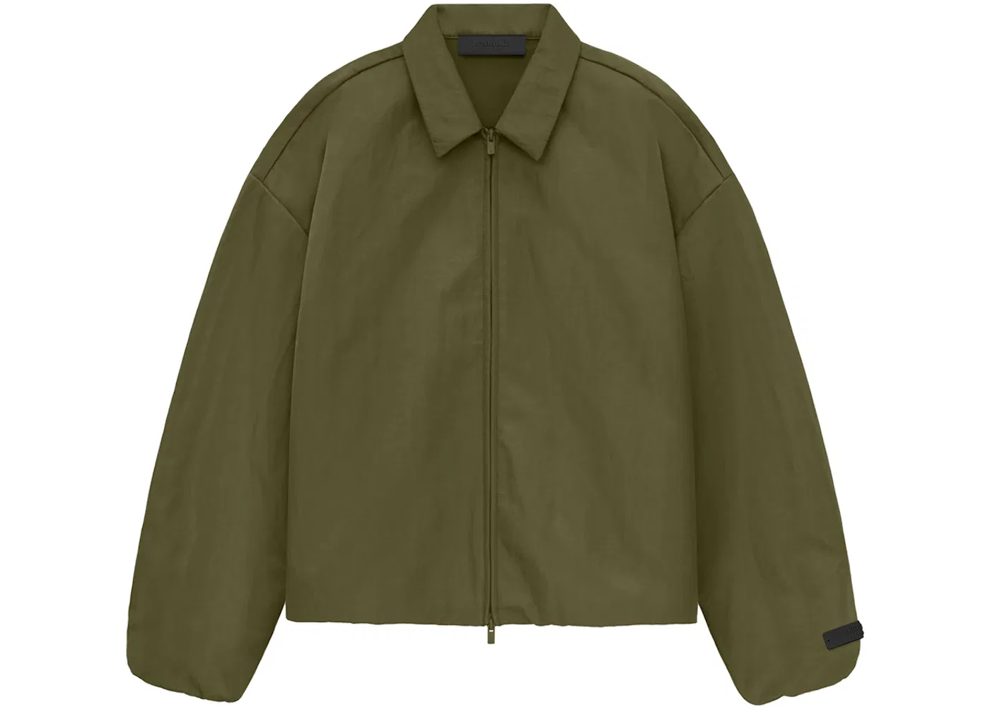 Мужская куртка-тракер из текстурированного нейлона Fear of God Essentials, Military — фото 2