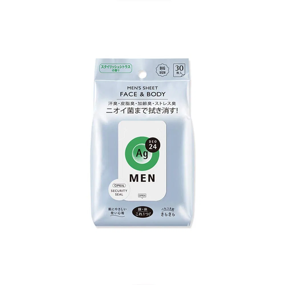 Дезодорант Body Sheet Ag DEO 24, 30 шт, Зеленый Чай