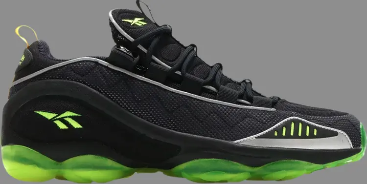 

Кроссовки atmos x dmx run 10 'black neon yellow' Reebok, черный