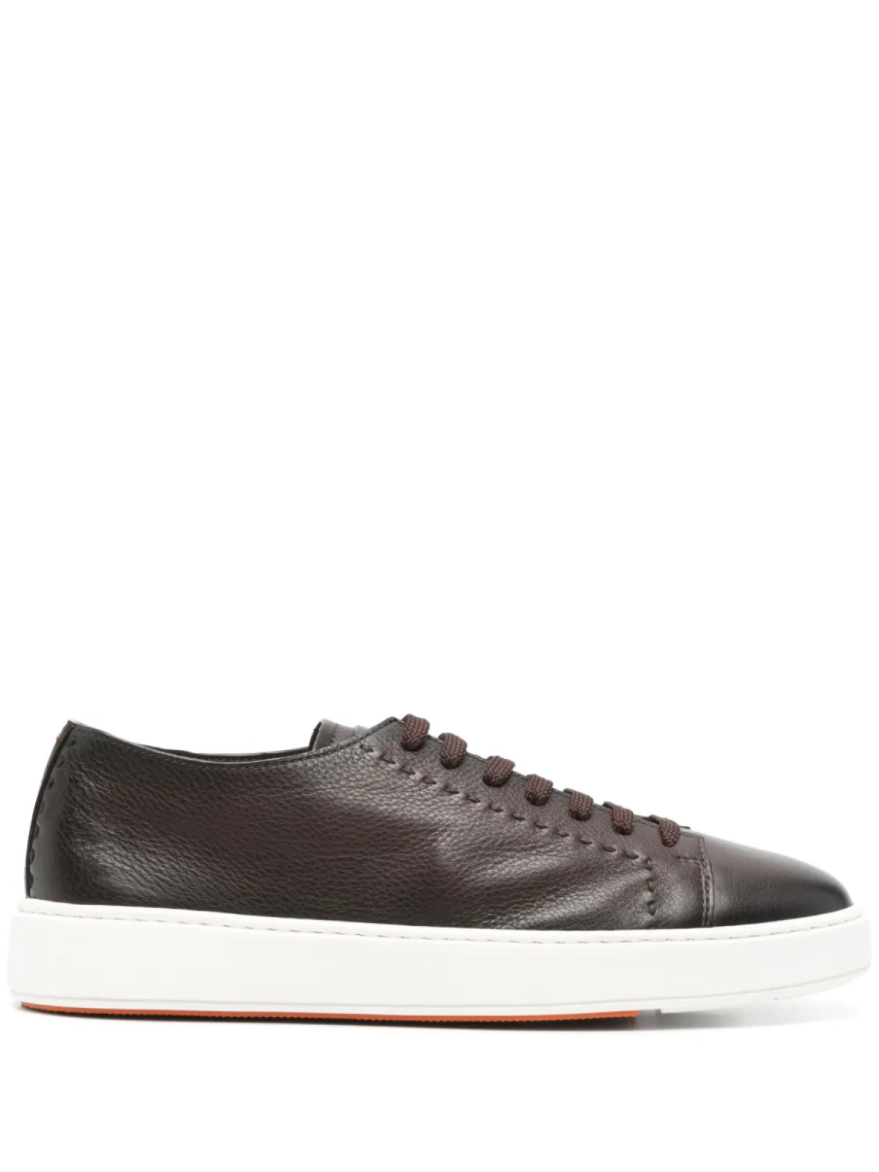 

Кожаные кроссовки Santoni, коричневый