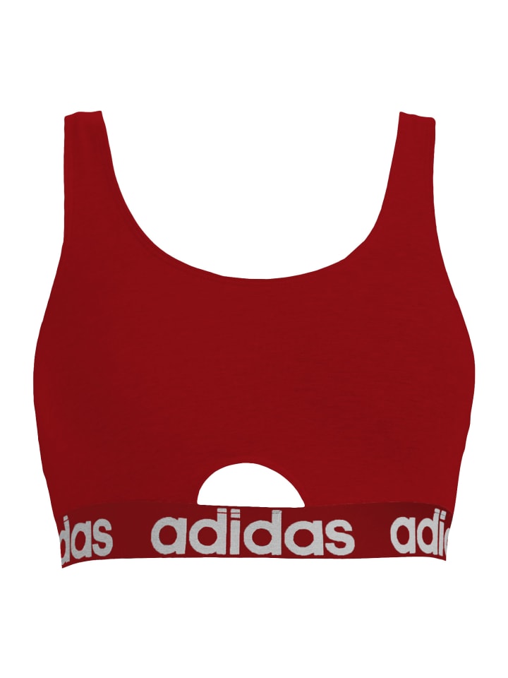

Спортивный бюстгальтер Adidas, красный