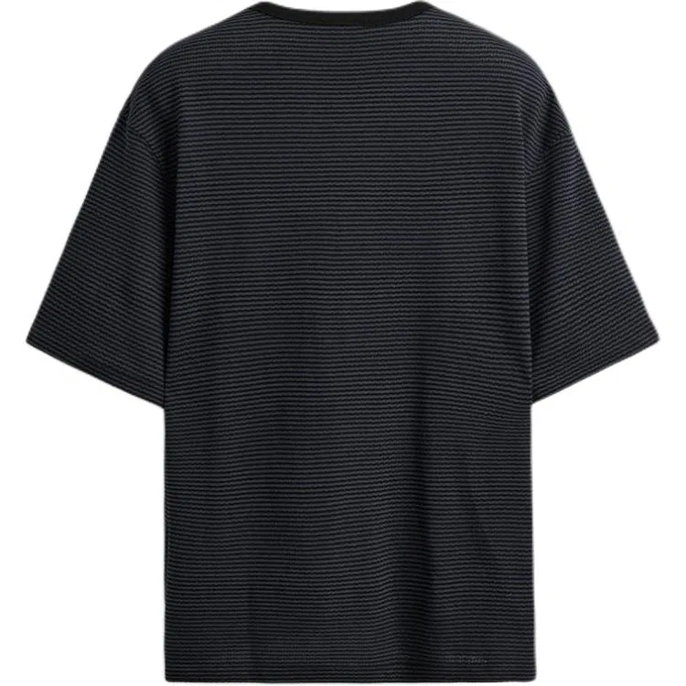 Мужская футболка с круглым вырезом Blue/Black ZARA — фото 3