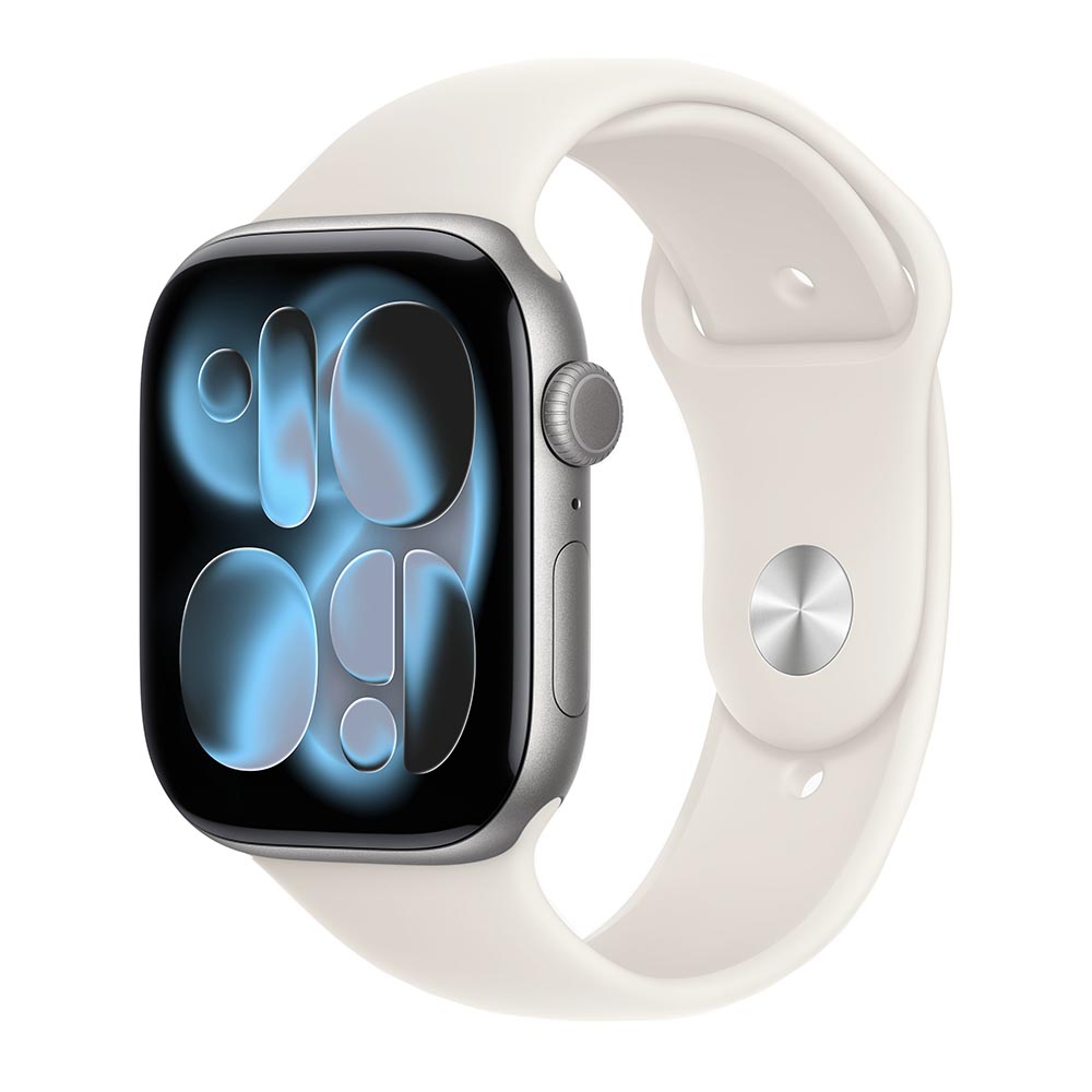 

Умные часы Apple Watch Series 11 (GPS), 46 мм, Space Gray Aluminum Case/Starlight Sport Band - M/L, Серый, Умные часы Apple Watch Series 11 (GPS), 46 мм, Space Gray Aluminum Case/Starlight Sport Band - M/L