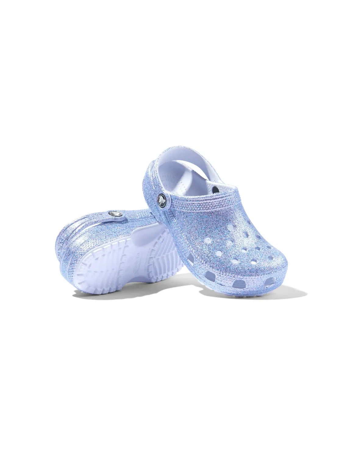 Сандалии Glitter Touch-Strap Crocs, синий — фото 3