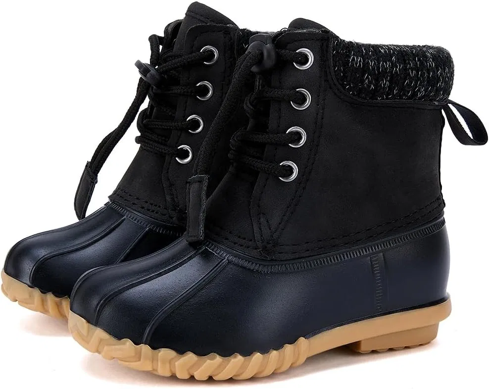 Детские зимние ботинки для мальчиков и девочек BMCiTYBM, Multi Black