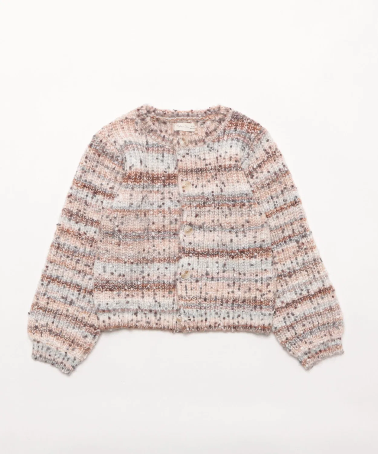 Детский кардиган с длинным рукавомCheyenne Rylee + Cru, Blue Multi-Stripe