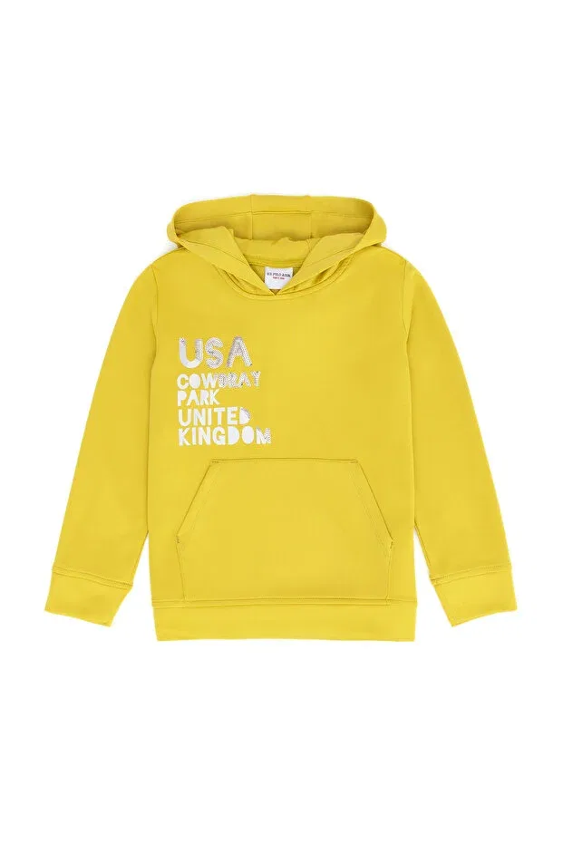 Детские свитшот для девочек с капюшоном U.S. Polo Assn., 902551 — фото 3