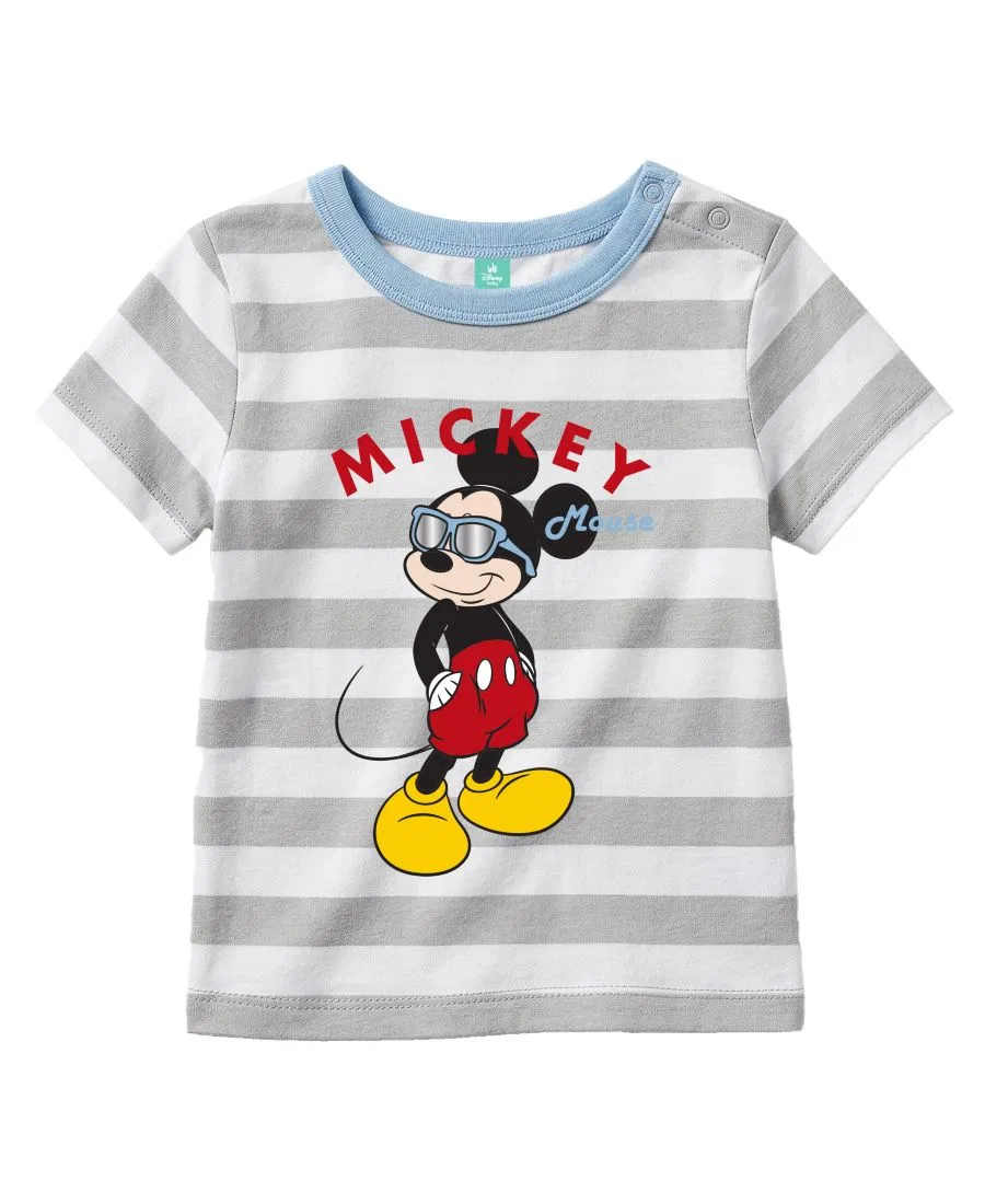 Комплект из футболки и шорт с принтом Микки Мауса Disney, Blue/Gray — фото 3