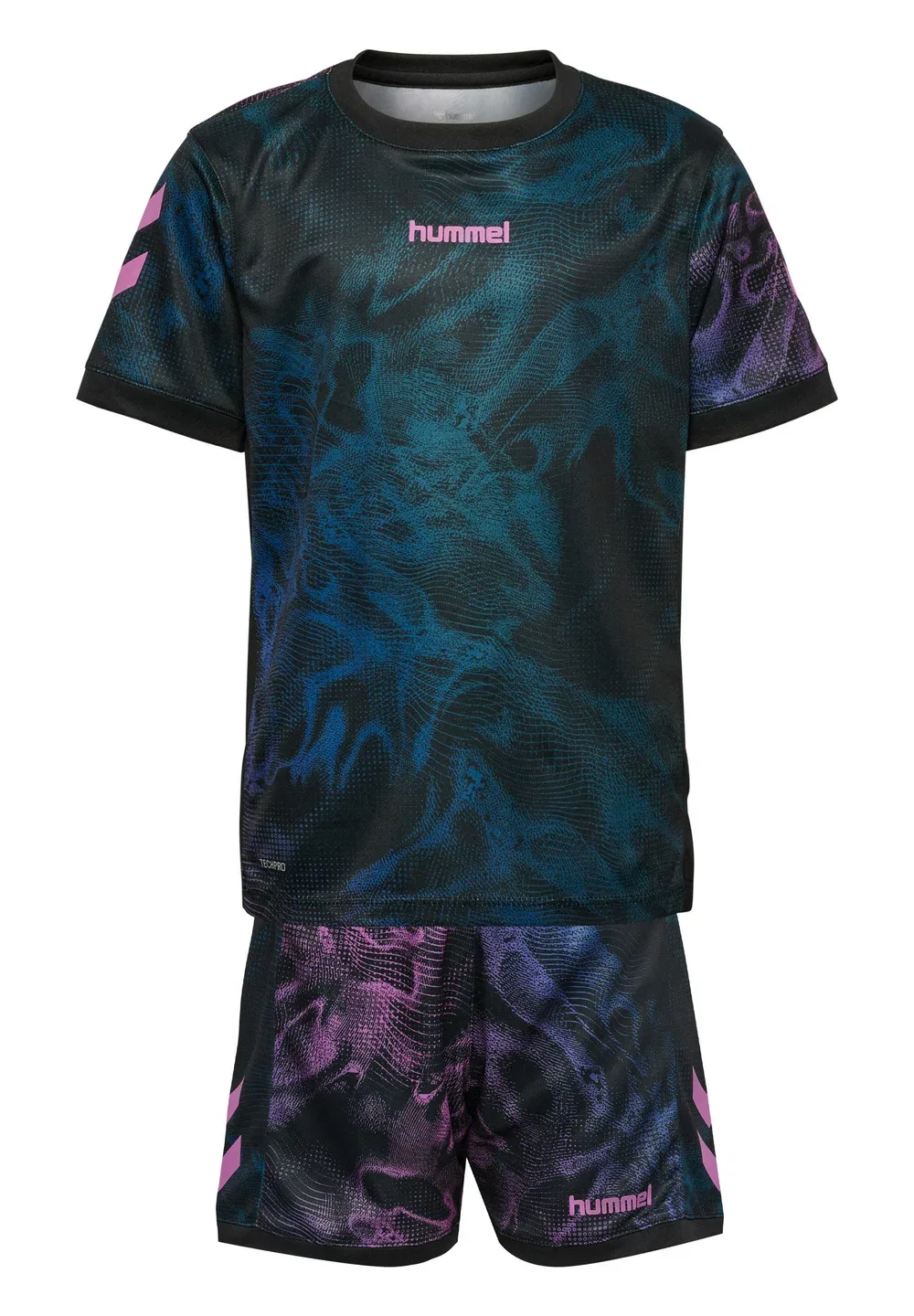 Детский спортивный костюм Hmlblaze club 26 с графическим принтом, унисекс Hummel, Black Pink