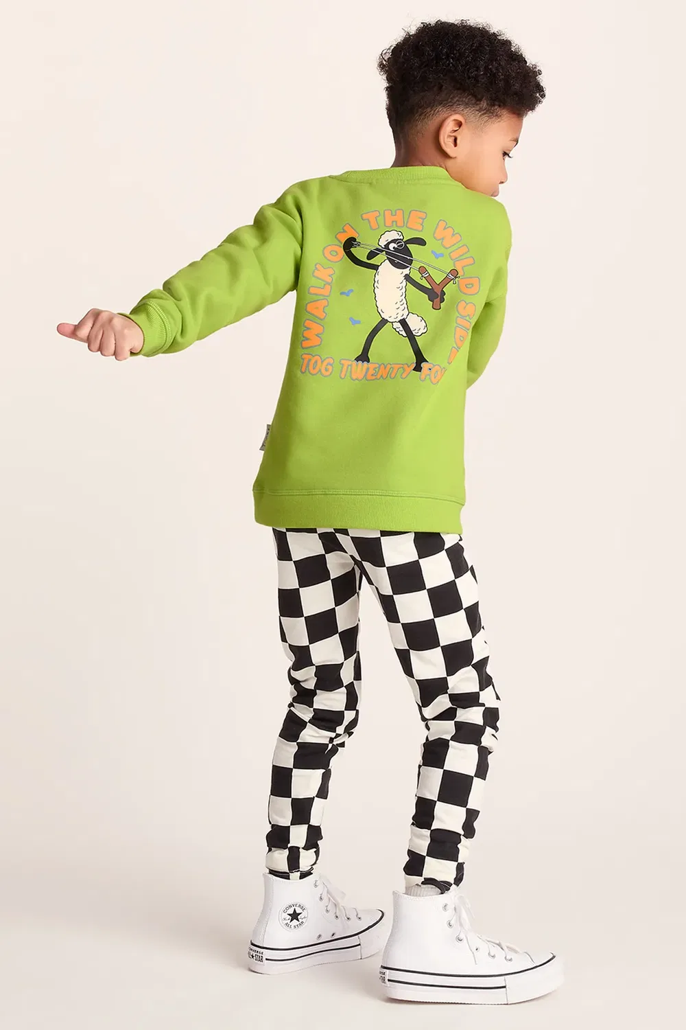 Свитшот с принтом Shaun the Sheep Tog24, Lime — фото 3